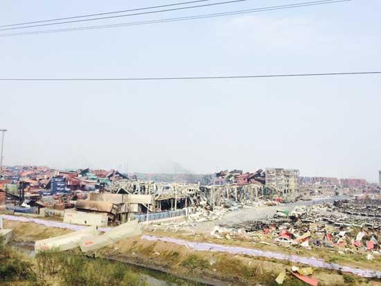 瑞海仓库因金属钠遇水爆炸 氰化钠仍在现场未处理